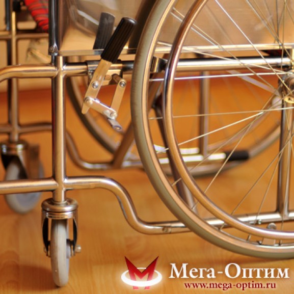 Детская инвалидная коляска Мега-Оптим Fs874-51 (35 см) - фото №4