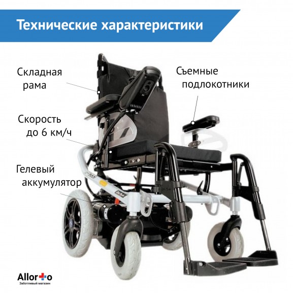 Инвалидная коляска с электроприводом Otto Bock A200 - фото №1