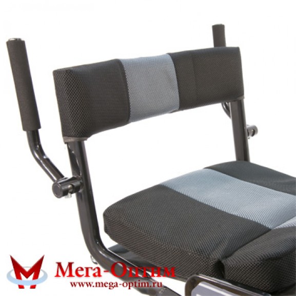 Кресло-коляска инвалидная с электроприводом Мега-Оптим Fs 128-44 - фото №3