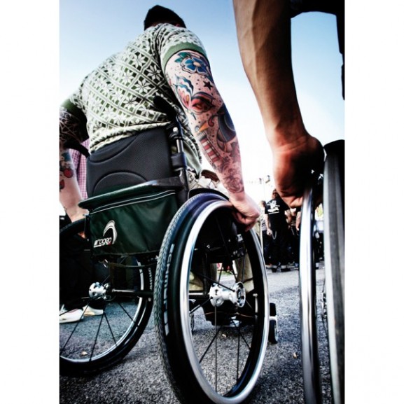 Кресло-коляска с ручным приводом активного типа Progeo Noir - фото №13