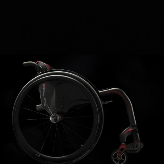 Кресло-коляска с ручным приводом активного типа Progeo Carbomax - фото №3