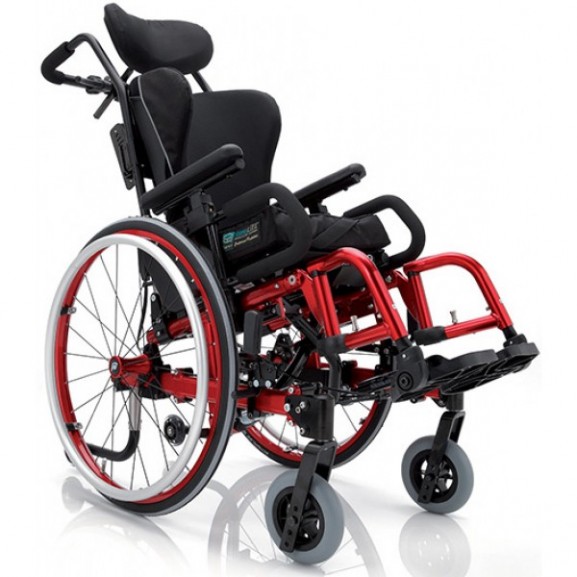 Кресло-коляска с ручным приводом активного типа Progeo Tekna Tilt Adult - фото №2