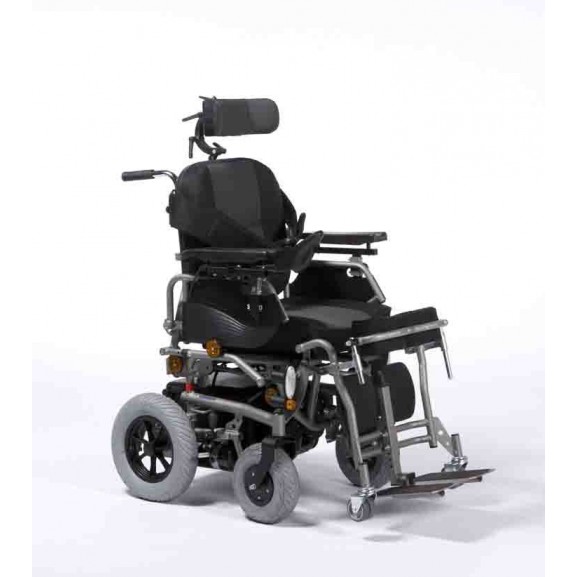 Кресло-коляска с электроприводом и вертикализатором Vermeiren SQUOD stand up - фото №1