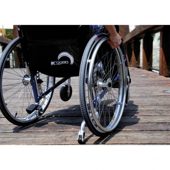 Кресло-коляска с ручным приводом активного типа Progeo Basic light plus - фото №6