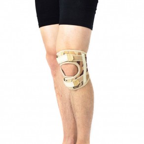 Короткий ортез коленного сустава с боковыми упругими вставками Reh4Mat 4army-sk-06
