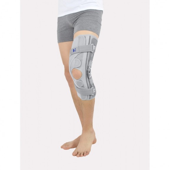 Ортез коленного сустава с регулировкой подвижности и динамичными ремнями Reh4Mat Attack 2ra - фото №1