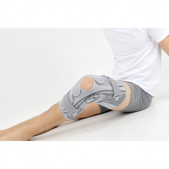 Ортез коленного сустава с регулировкой подвижности и динамичными ремнями Reh4Mat Attack 2ra - фото №3