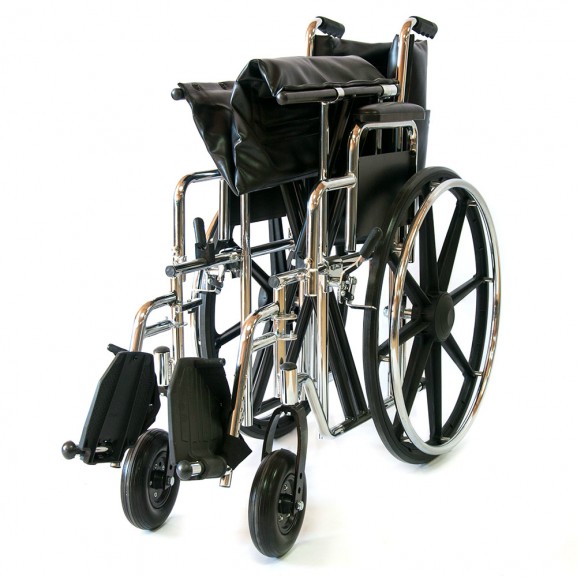 Инвалидная коляска повышенной грузоподъемности Мега-Оптим Lk 6118-51 (56, 56а) / 711 Ae - фото №3