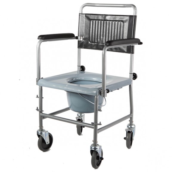 Инвалидная кресло-каталка с туалетным устройством Barry W2 (5019w2p) - фото №2