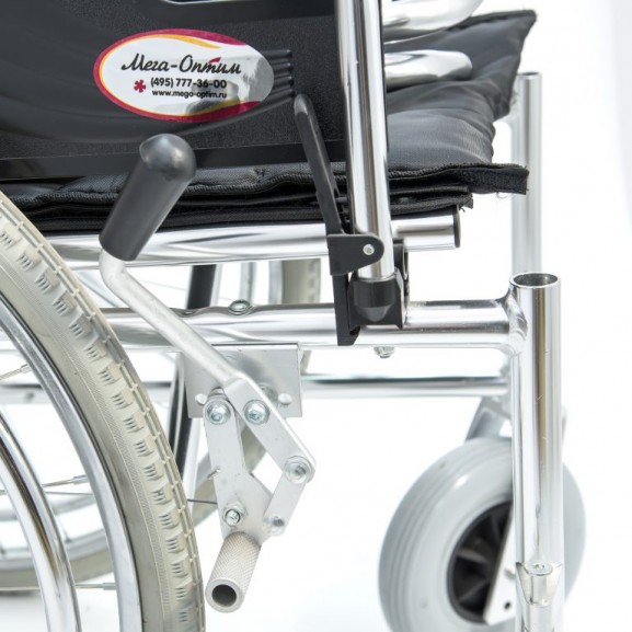 Инвалидная кресло-коляска алюминиевая Мега-Оптим Fs 908 Lj - фото №2