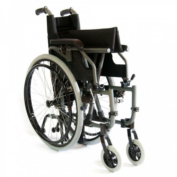Инвалидное кресло-коляска алюминиевая Мега-Оптим Fs 957 Lq - фото №2