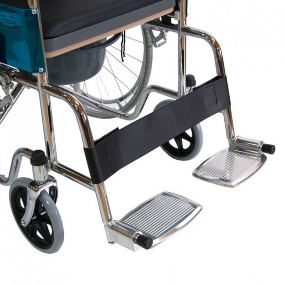 Инвалидное кресло-коляска с санитарным устройством Мега-Оптим Fs 681-45 - фото №2