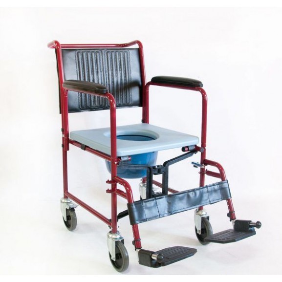 Инвалидное кресло-коляска с санитарным устройством Мега-Оптим Fs 692-45 - фото №1