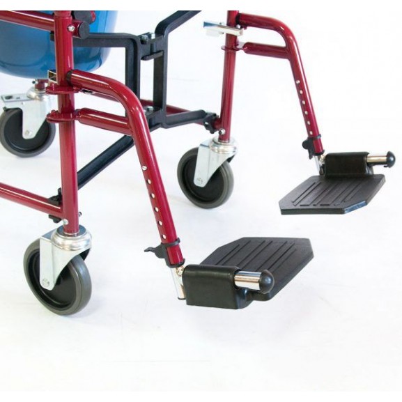 Инвалидное кресло-коляска с санитарным устройством Мега-Оптим Fs 692-45 - фото №3