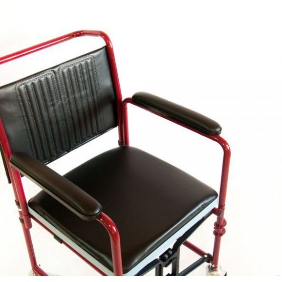 Инвалидное кресло-коляска с санитарным устройством Мега-Оптим Fs 692-45 - фото №5