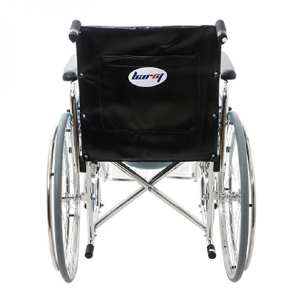 Кресло-каталка инвалидная складная с санитарным устройством Barry W5 - фото №5