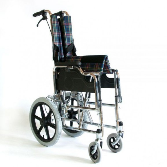 Кресло-коляска для инвалидов детская Мега-Оптим Fs 212 bceg - фото №5