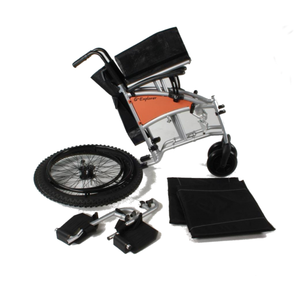 Кресло-коляска с широкими приводными колёсами Excel G-Lite Pro 24 - фото №1