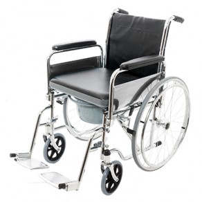 Кресло-каталка инвалидная складная с санитарным устройством Barry W5