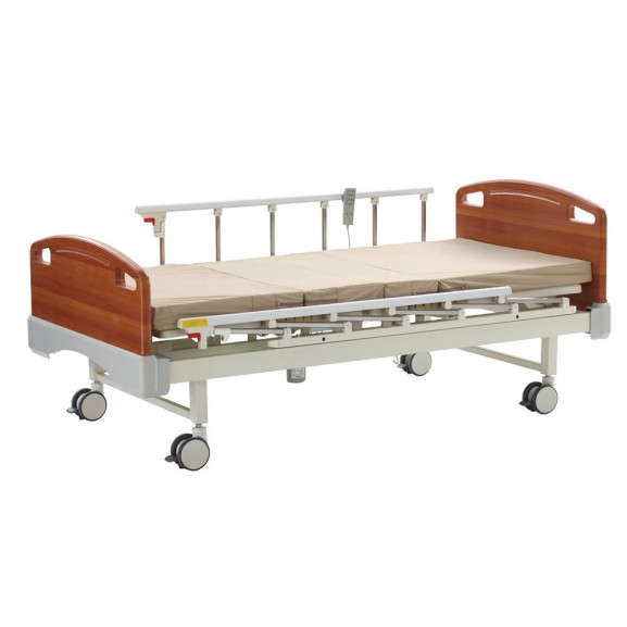 Кровать электрическая с деревянными спинками Медицинофф Fa-2