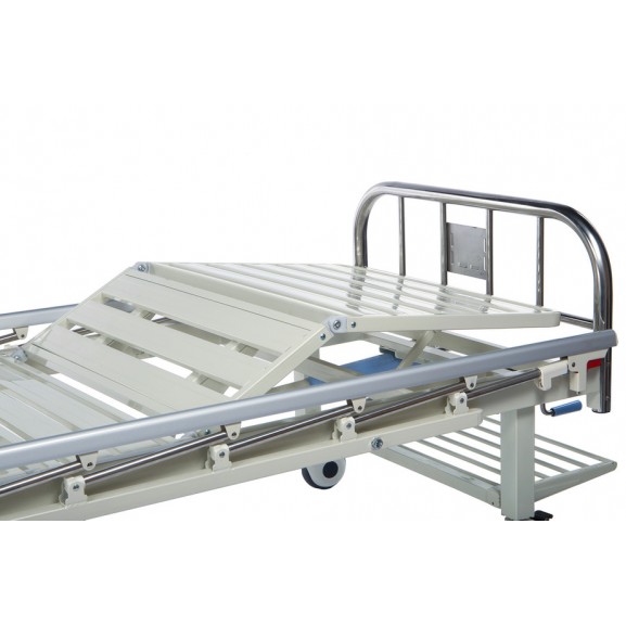 Кровать механическая 2-секционная с функцией удлинения ложа Медицинофф B-21(v) - фото №3