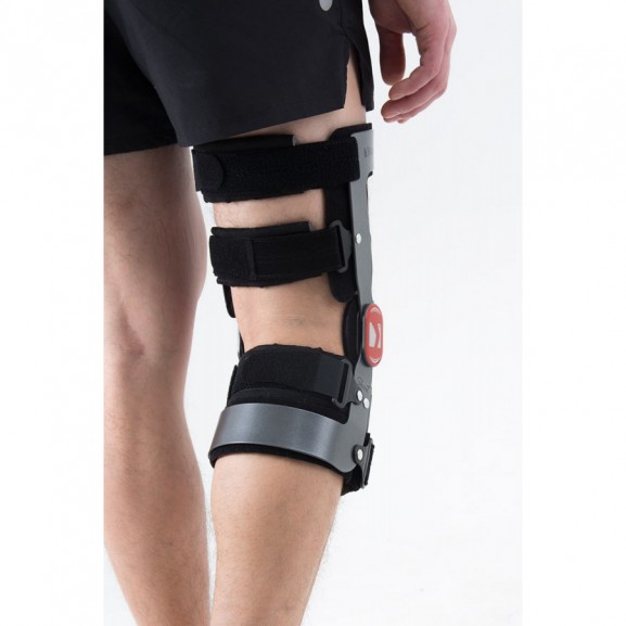 Функциональный экзоскелетный ортез колена для лыжников с полицентрическими шарнирами Reh4Mat Raptor/2 Short - фото №2