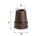 Резиновая насадка (19 мм) для тростей, коричневый Симс-2 10034/BR - фото №1