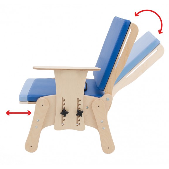 Ортопедическое реабилитационное кресло со стабилизацией плеч и головы Akcesmed КИДО - фото №4