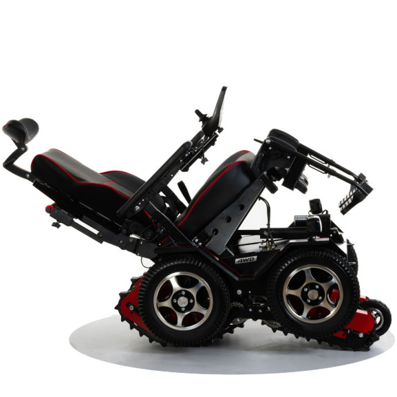 Кресло-коляска вездеход ступенькоход Caterwil GTS 4WD - фото №11