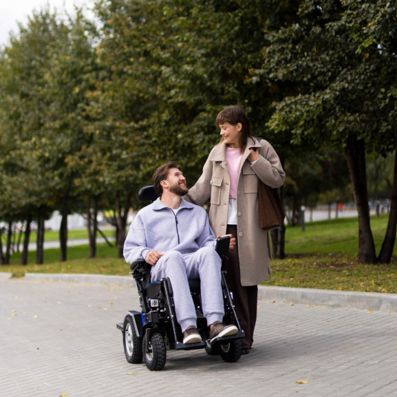 Кресло-коляска высокой проходимости Caterwil Ultra 4 - фото №19