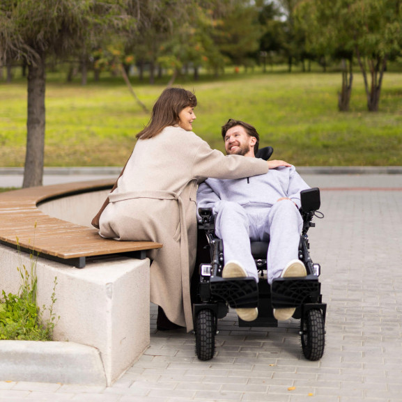 Кресло-коляска высокой проходимости Caterwil Ultra 4 - фото №18