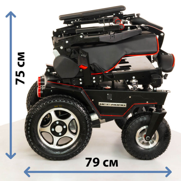 Кресло-коляска высокой проходимости Caterwil Ultra 4 - фото №8