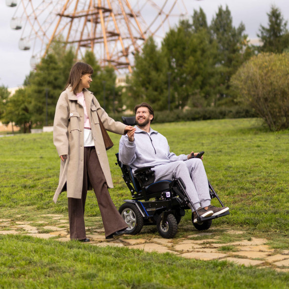 Кресло-коляска высокой проходимости Caterwil Ultra 5 - фото №17