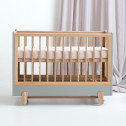 Кроватка детская Фабрика облаков Scandi серая FO_KD_SCANDI_2 - фото №1