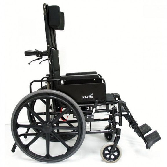 Функциональная кресло-коляска с откидной спинкой Karma Medical Ergo 504 - фото №1