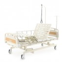 Кровать медицинская механическая с ростоматом и полкой ABS (3 функции) Мед-Мос E-31