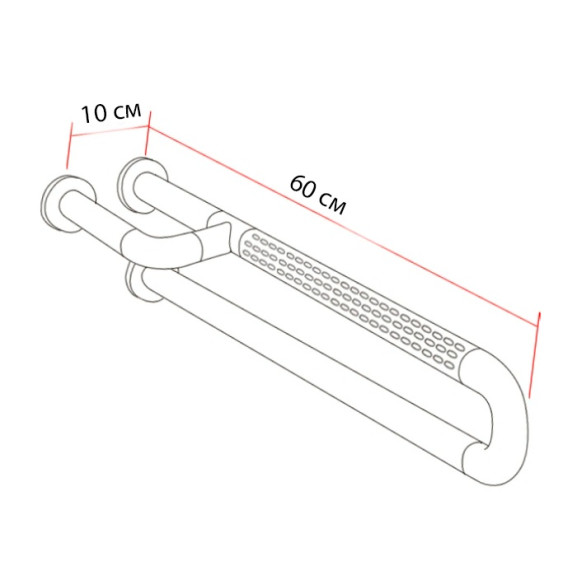 U-образный поручень Мега-Оптим 8804 - фото №3