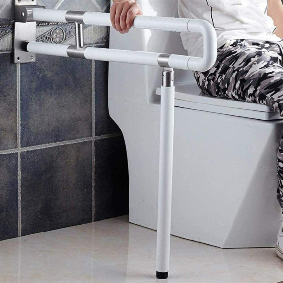 U-образный откидной поручень с упором в пол Мега-Оптим 8848 - фото №6