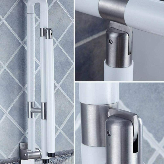 U-образный откидной поручень с упором в пол Мега-Оптим 8848 - фото №9