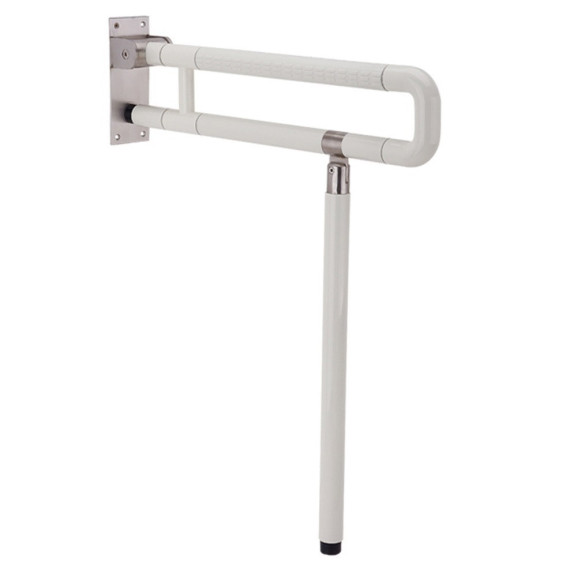 U-образный откидной поручень с упором в пол Мега-Оптим 8848