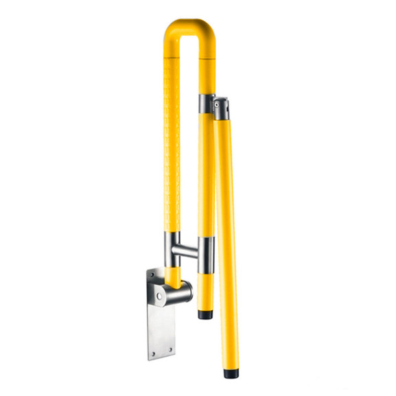 U-образный откидной поручень с упором в пол Мега-Оптим 8848 - фото №4