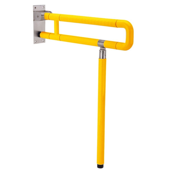 U-образный откидной поручень с упором в пол Мега-Оптим 8848 - фото №1