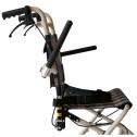 Кресло-каталка механическая облегченная Мега-Оптим FS 800LBJ - фото №3