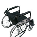 Кресло-коляска инвалидная механическая стальная Мега-Оптим FS 809 - фото №2