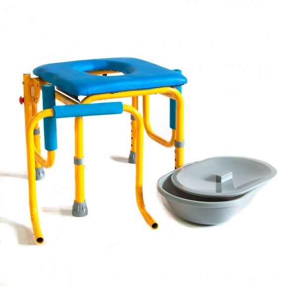 Стул-кресло с санитарным оснащением Мега-Оптим Fs 813 (размер S) - фото №1