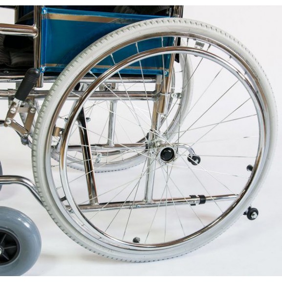 Инвалидное кресло-коляска стальная Мега-Оптим Fs 902c - фото №5