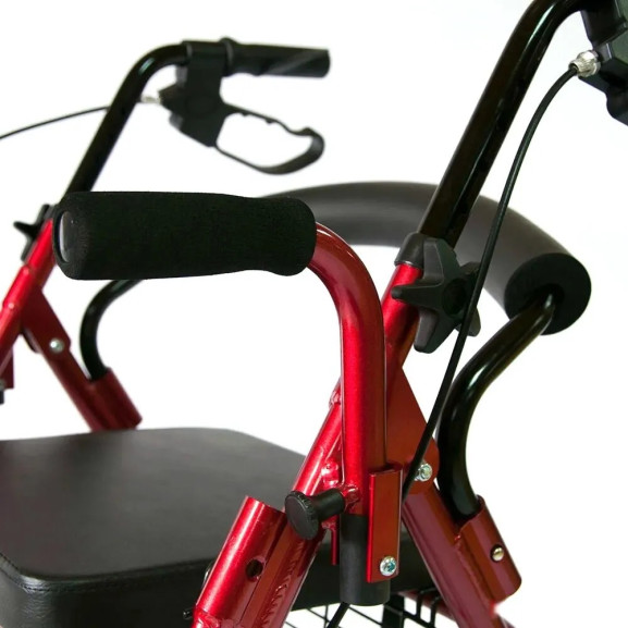 Ходунки-роляторы регулируемые по высоте на 4-х колёсах Мега-Оптим Polumedrus PMR888L - фото №4