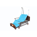 Кровать медицинская механическая с управлением слева MET REMEKS - фото №2