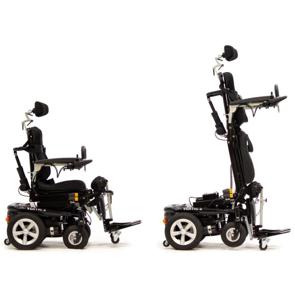 Кресло-коляска электрическая с вертикализатором и наклоном спинки MET VERTIC 2 - фото №3