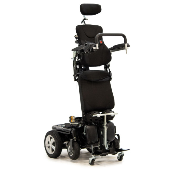 Кресло-коляска электрическая с вертикализатором и наклоном спинки MET VERTIC 2 - фото №4